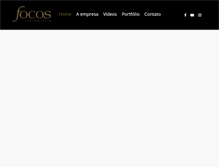 Tablet Screenshot of focoscenografia.com.br